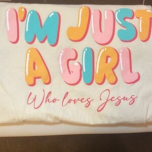 Persaya Colorful Graphic Tee - Cream